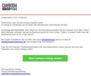 Kambodscha visa email ausstehend mini