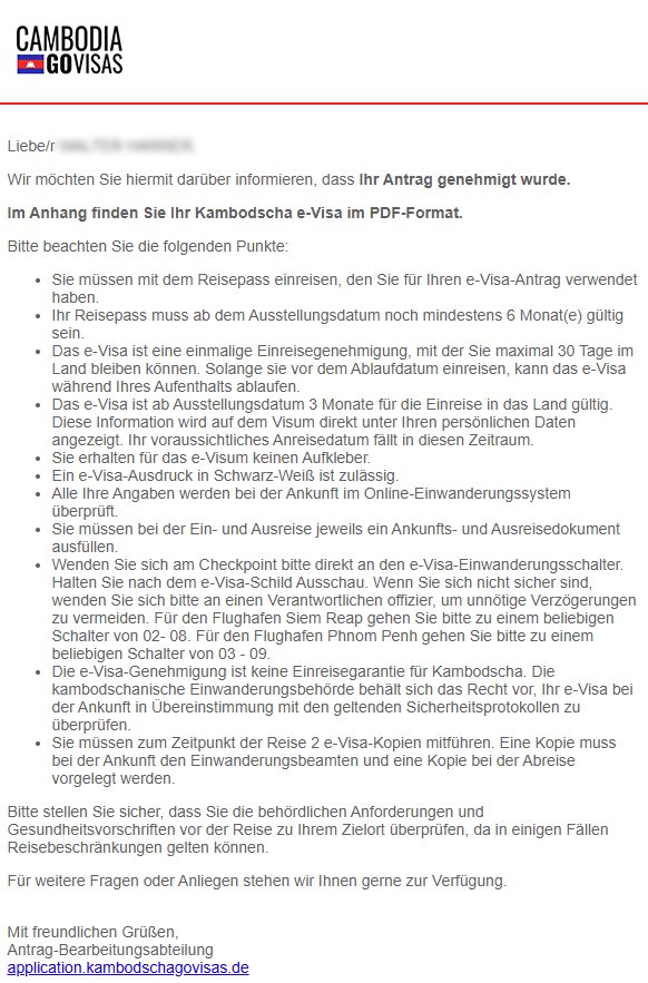 Kambodscha visum email genehmigt Kambodscha visum email genehmigt